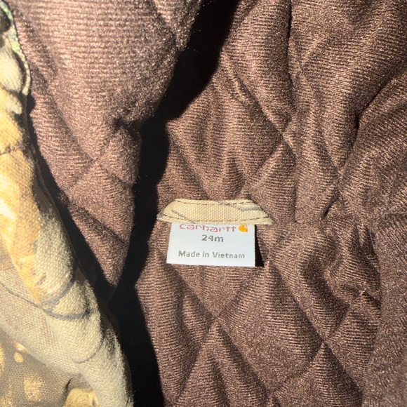 Carhartt Toddler Camouflage Hooded Jacket - Picture 3 of 4